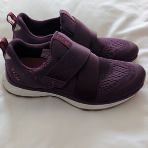 TIEM Women's Slip-On Athletic Sneakers in Deep Plum
